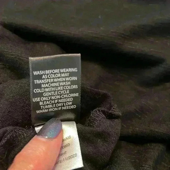 Torrid Cotton Modal Slub Ladder Trim V-Neck Babydoll Tank Top Size 1X Black - Picture 10 of 13